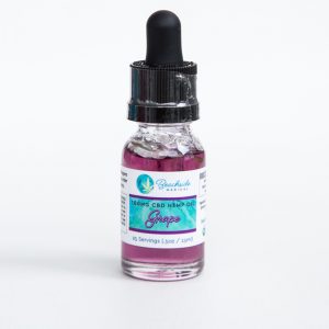 CBD oil grape flavor; great for anxiety